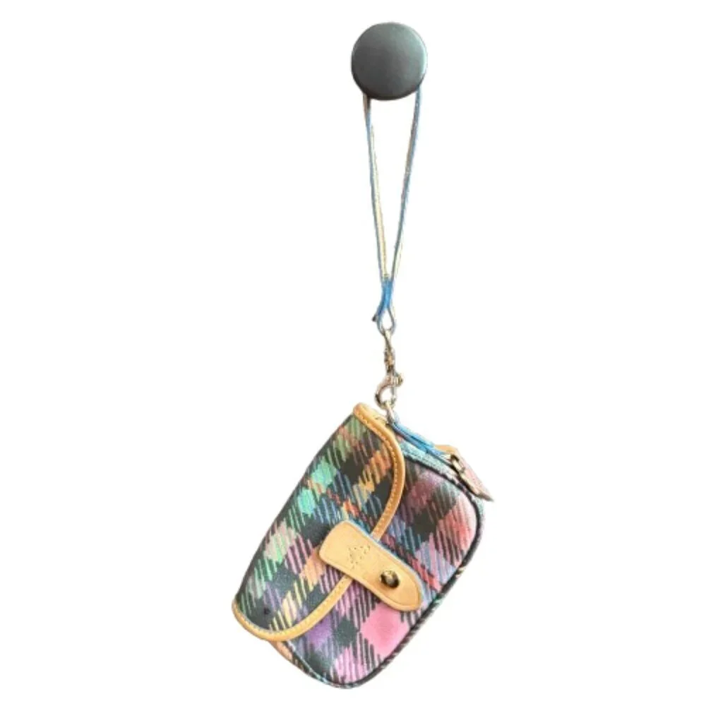 Dooney and Bourke Plaid Coin Purse/Wristlet